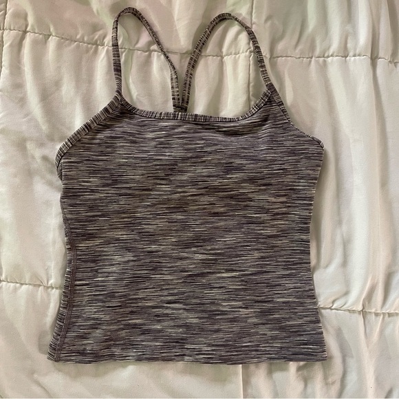 lululemon athletica Tops - Lululemon Athletica Black and Gray Strappy Camisole